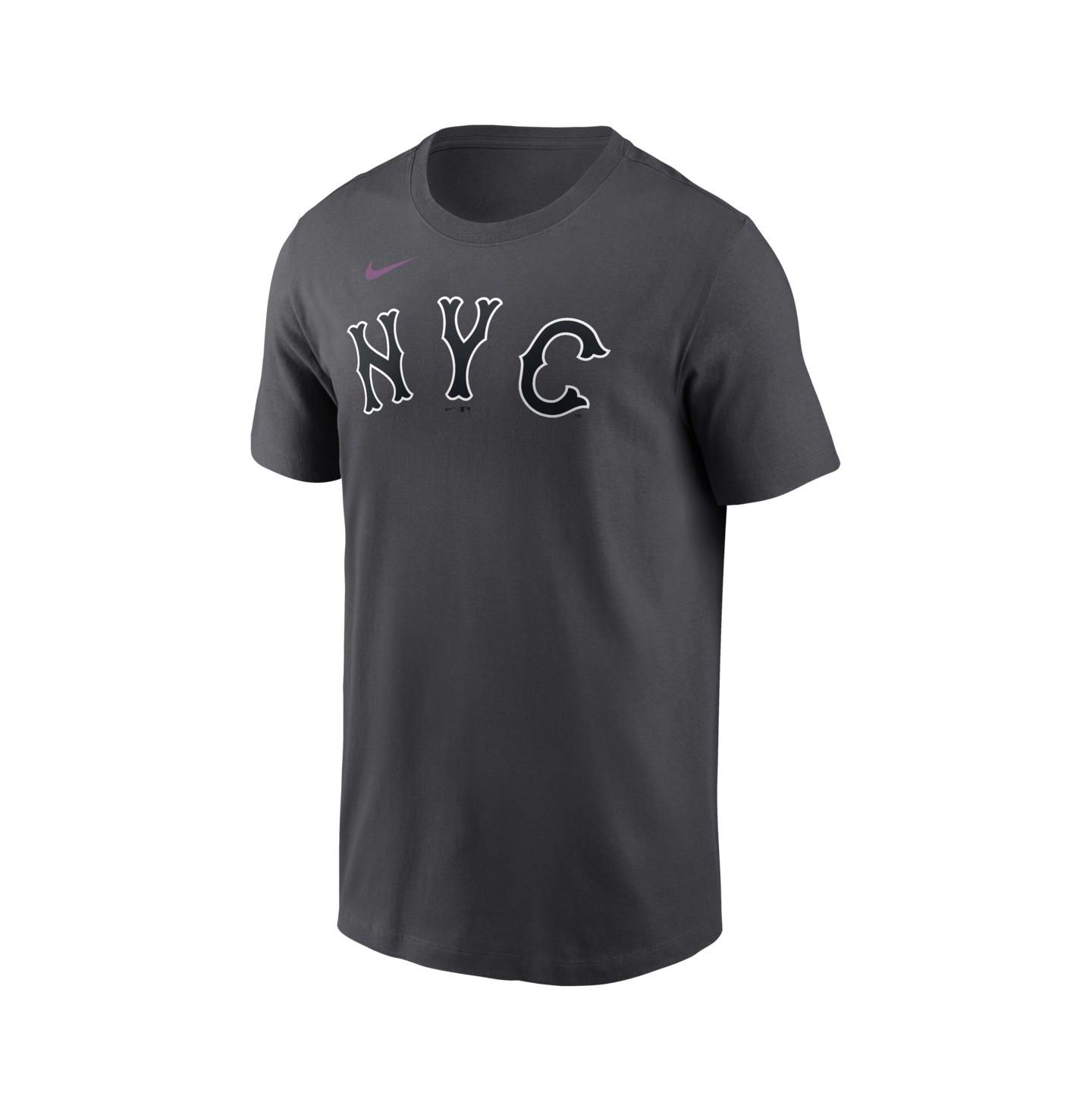 Мужская футболка Nike Juan Soto Anthracite New York Mets City Connect Name & Number — фото 2