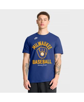 Men's Royal Milwaukee Brewers Cooperstown Collection T-Shirt