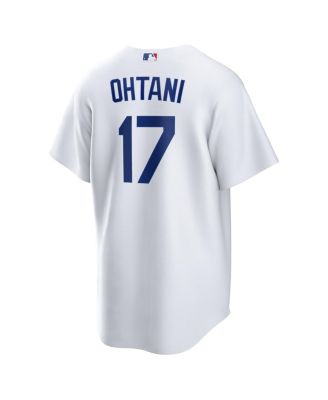 Men's Shohei Ohtani White Los Angeles Dodgers Home Replica Jersey