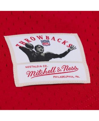 Men's Scarlet San Francisco 49ers Head Coach Mesh Full-Button Fashion Jersey