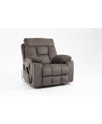 Old Age Electric Lift Chair, Flat High Density Foam Electric Sofa, with Heating and Massage Functions, 180 Degrees