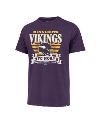 Men's Purple Minnesota Vikings Stripe Splash Franklin T-Shirt