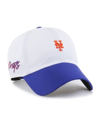 Men's White/Royal New York Mets Vista Mini Clean Up Brrr Adjustable Hat
