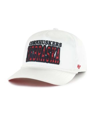 Women's White Nebraska Huskers Outspoken Hitch Adjustable Hat