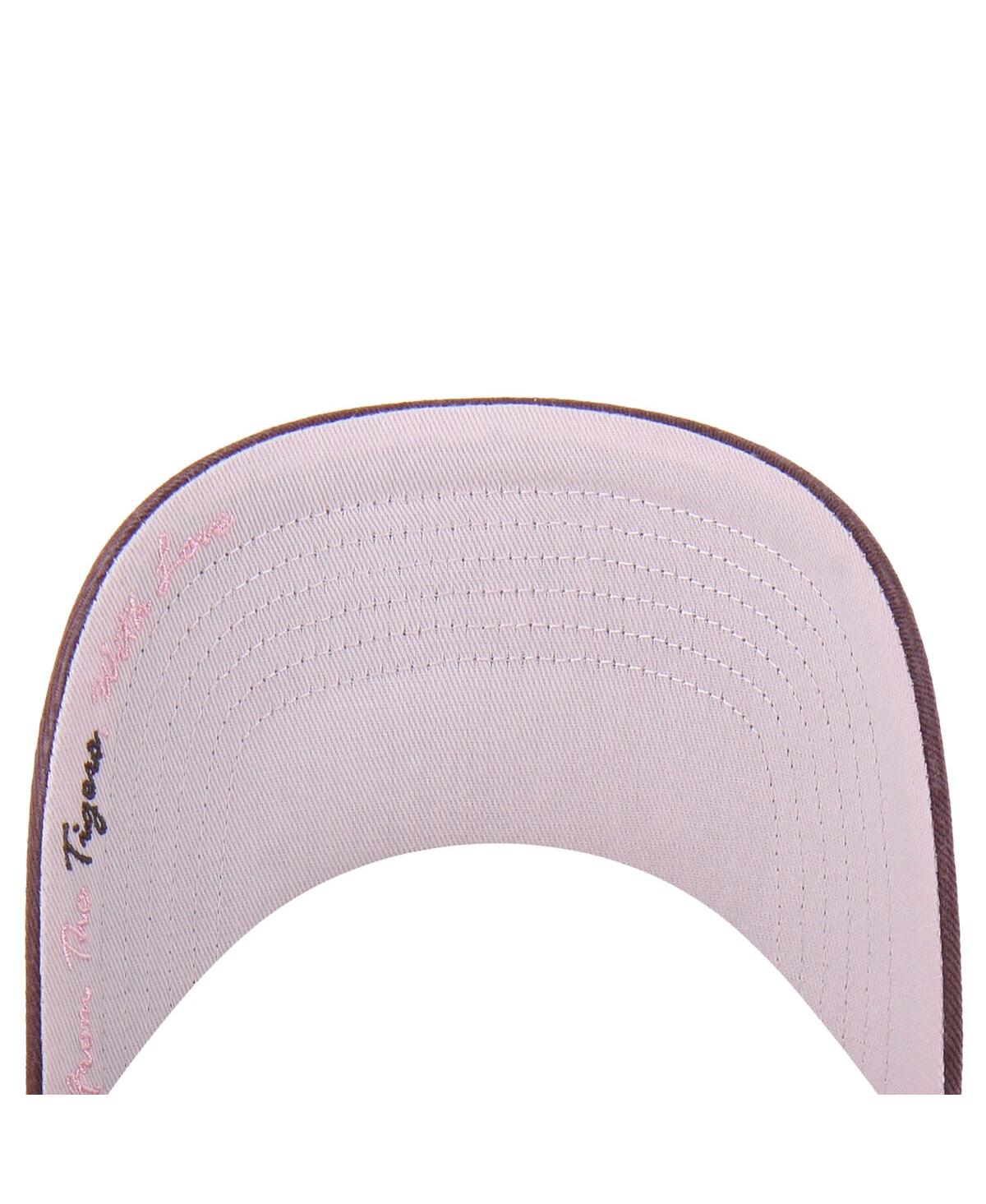 '47 Brand Men's and Women's Stone/Burgundy Detroit Tigers Love Letter Clean Up Adjustable Hat