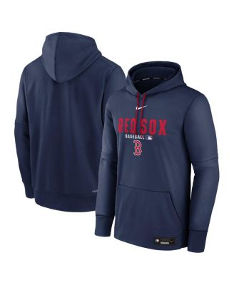 Men's Navy Boston Red Sox Authentic Collection Therma-FIT Hoodie