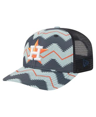 Men's Denim/Navy Houston Astros Aztec Denim 9SEVENTY Adjustable Hat