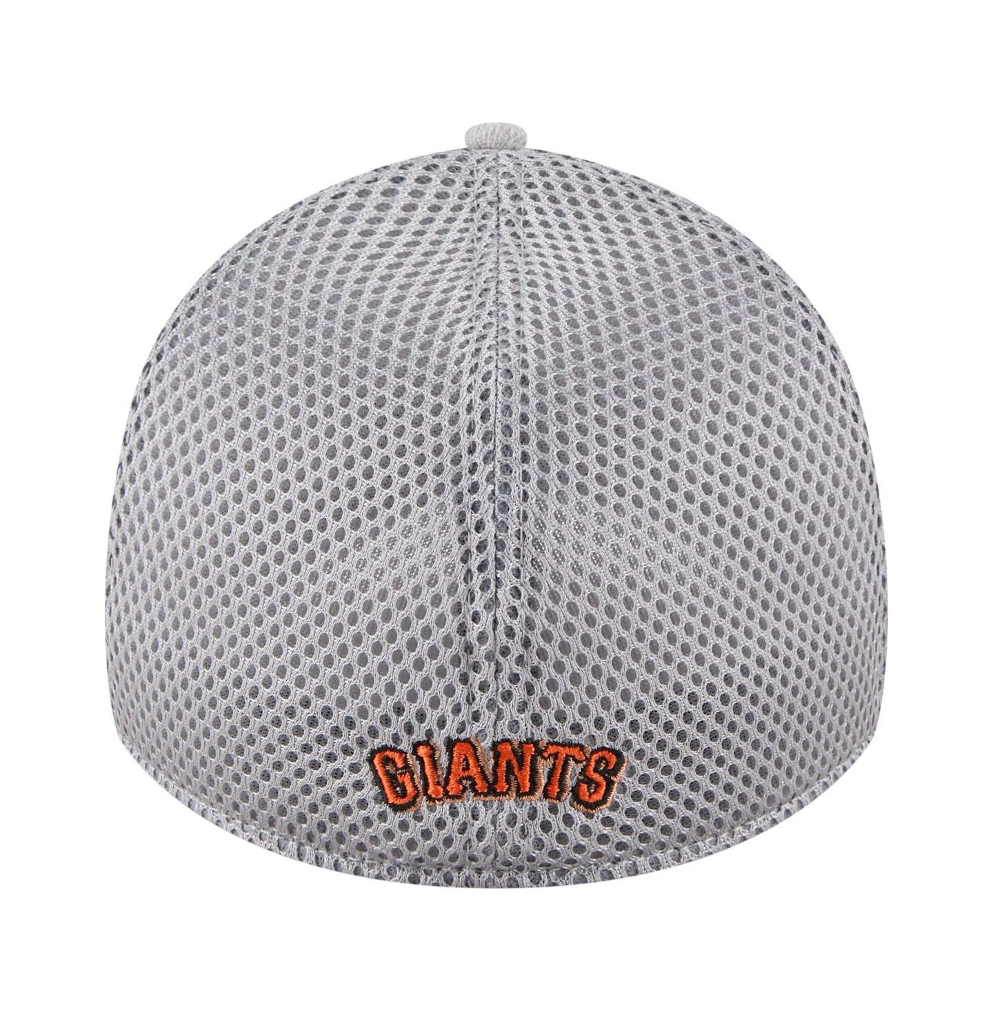 Мужские козырьки New Era Gray San Francisco Giants Paint Splatter 39THIRTY Flex Hat — фото 4