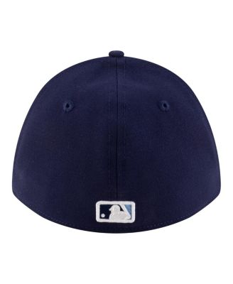 Men's Navy Tampa Bay Rays Player Replica 39THIRTY M-Crown Flex Hat