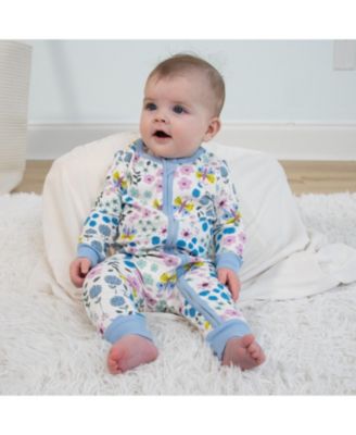 Toddler Girls Blissful Florals Cotton Footless Pajamas for Girls, 2 Pack