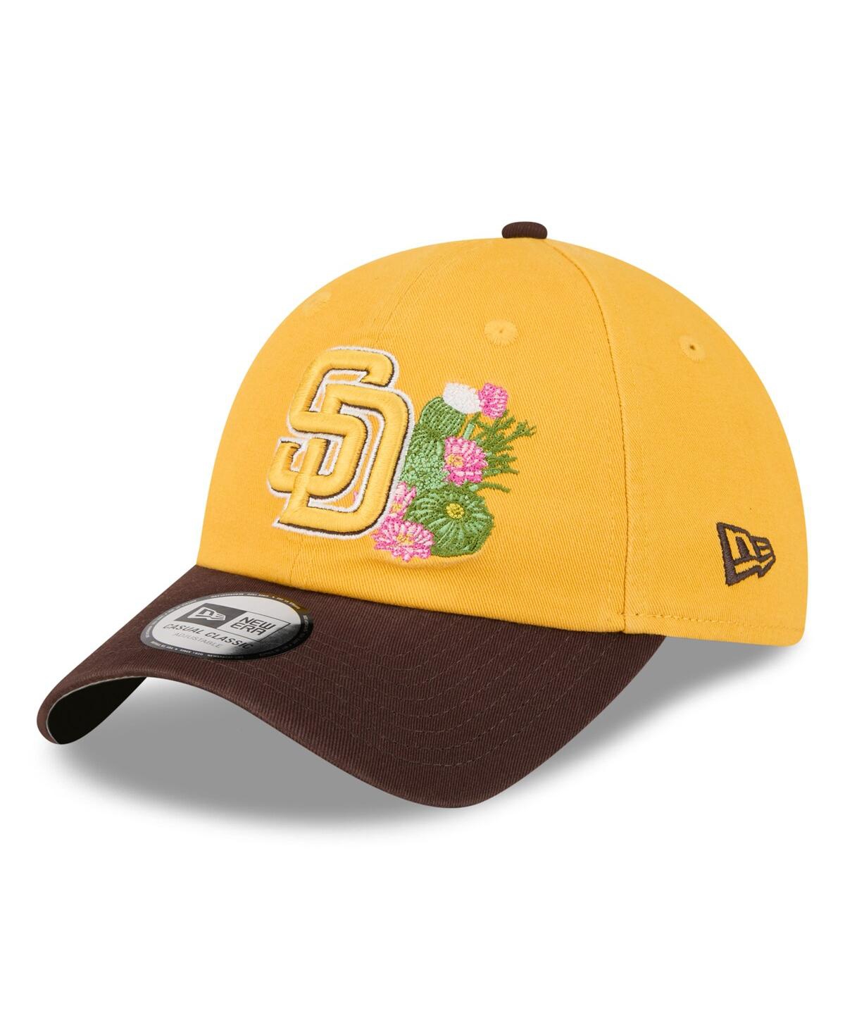 New Era Men's Gold/Brown San Diego Padres 2026 Spring Training Casual Classic Adjustable Hat