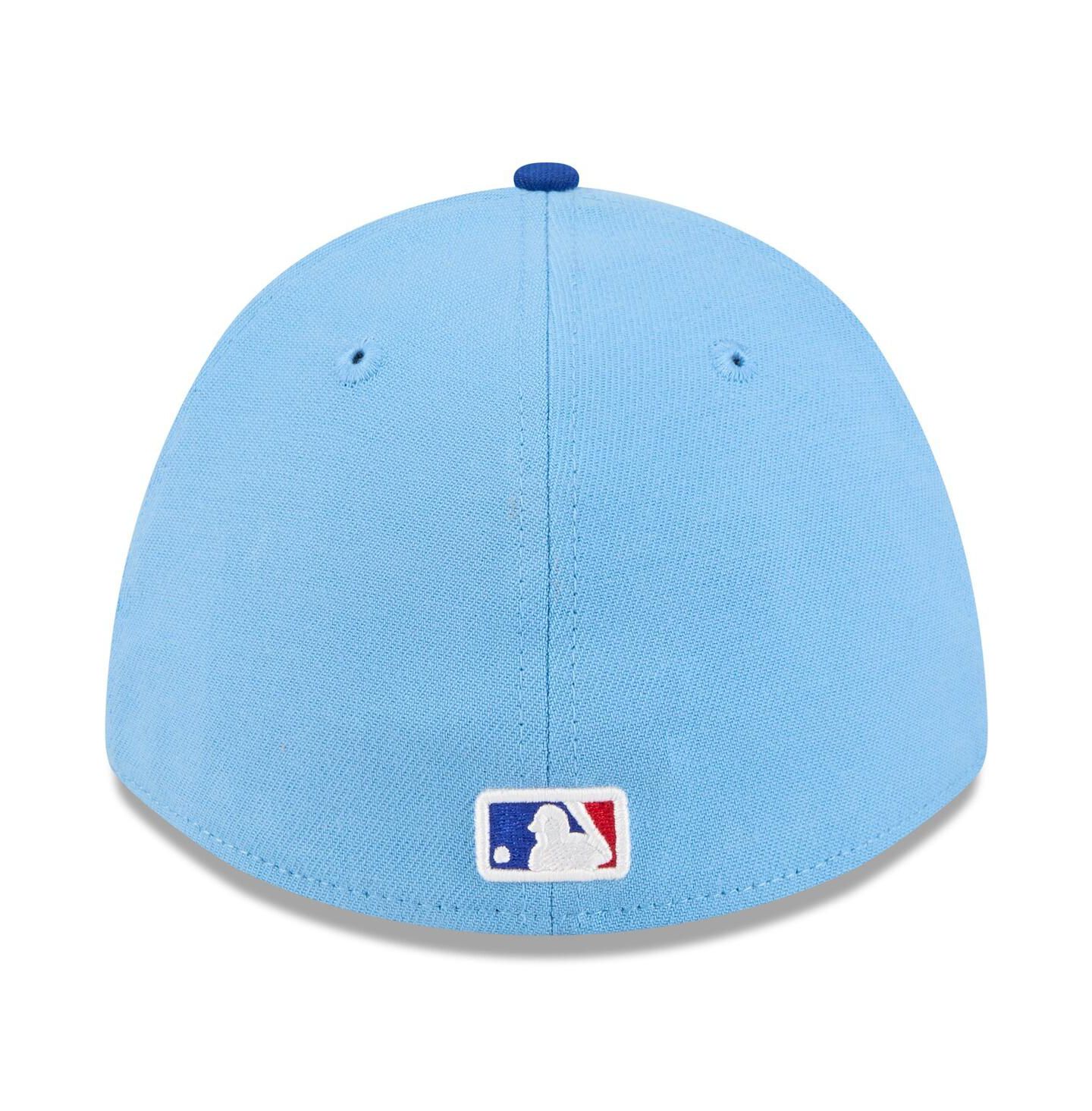 Мужская кепка New Era Light Blue/Royal Chicago Cubs 2026 Spring Training M-Crown 39THIRTY Flex Hat — фото 4
