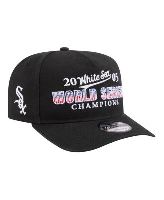 Men's Black Chicago White Sox 2005 World Series Champions Historic 9FIFTY A-Frame Snapback Hat