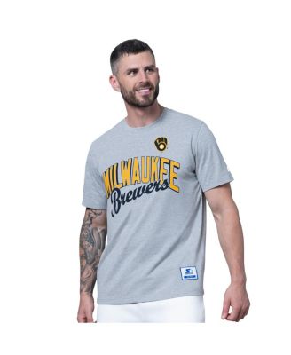Men's 2-Pack Navy/Heather Gray Milwaukee Brewers T-Shirt Set