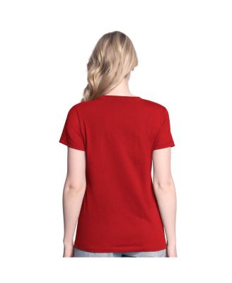 Women's Red/Black Cincinnati Reds Two T-Shirt Combo Pack