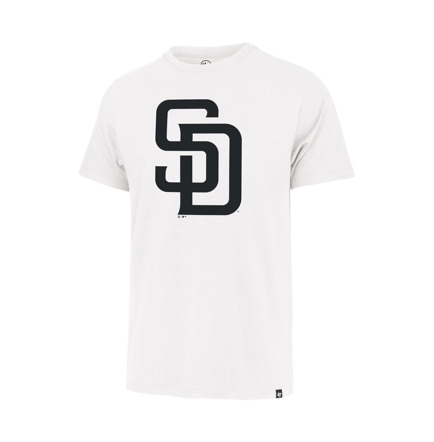 Мужская футболка '47 Brand White San Diego Padres Imprint Franklin — фото 2