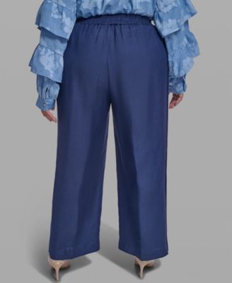Plus Size Mid-Rise Pull-On Pants