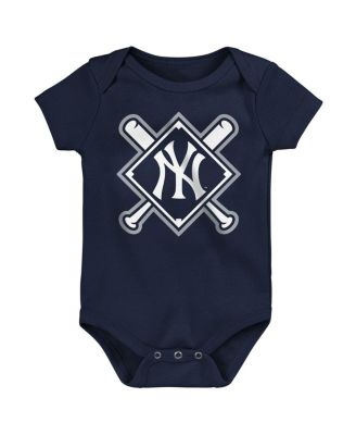 Newborn 3-Pack New York Yankees Home Plate Creeper Set