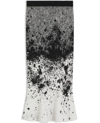 BOSS by Women's Lustrous Stretch Fabric Knitted Tulip Skirt