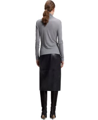 BOSS by Women's High-Neck Top In Soft Jersey