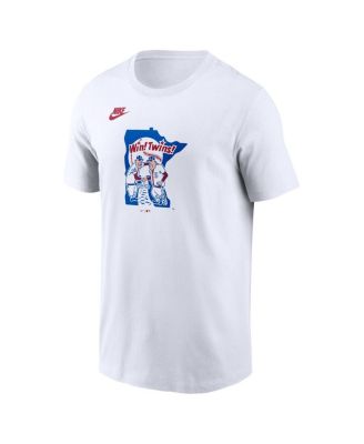 Men's White Minnesota Twins Cooperstown Collection Wordmark T-Shirt