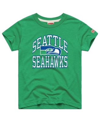 Big Boys and Girls Green Seattle Seahawks Arch Tri-Blend T-Shirt