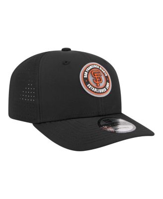 Men's Black San Francisco Giants Circle 9SEVENTY Adjustable Hat