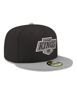 Men's Black Los Angeles Kings Core Logo Two-Tone 59FIFTY Fitted Hat