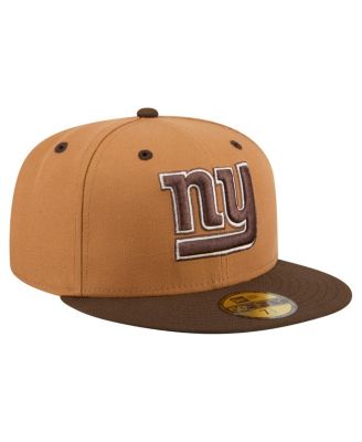 Men's Light Brown/Dark Brown New York Giants Two-Tone Walnut 59FIFTY Fitted Hat