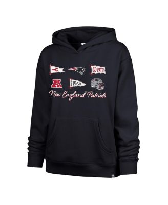 Women's Navy New England Patriots Bow Banners Naomi Hoodie