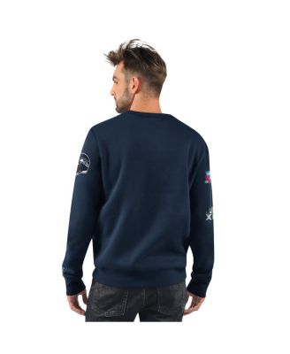 Men's College Navy Seattle Seahawks Two-Time Super Bowl Champions Classic Fleece Sweatshirt