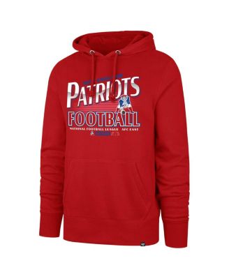 Men's Red New England Patriots Regional Headline Hoodie