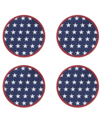 Liberty Woven Braided Round Placemats, Set of 4