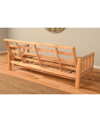 Lodge Frame-Natural Finish-Oregon Trail Java Mattress