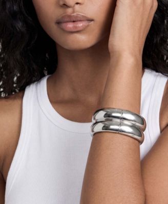 Simple Stack Bangle Bracelet Set