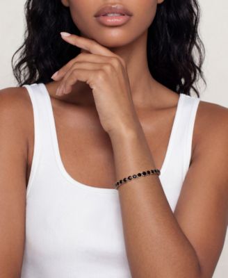 Crystal Chain 18k Gold Plated Tennis Bracelet