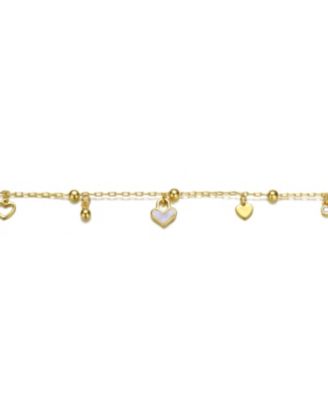 Dainty Polish 14K Gold Plated Adorable Multi-Charms Bracelets