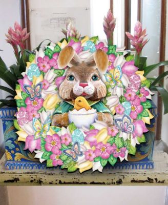 Bunny Holiday Door Wreath