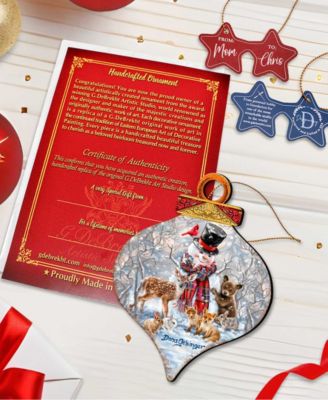 Forest Friends Holiday Ornaments, Set of 2