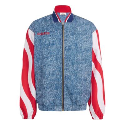 Men's Blue USA Soccer 1994 Denim Graphic Full-Zip Track Jacket