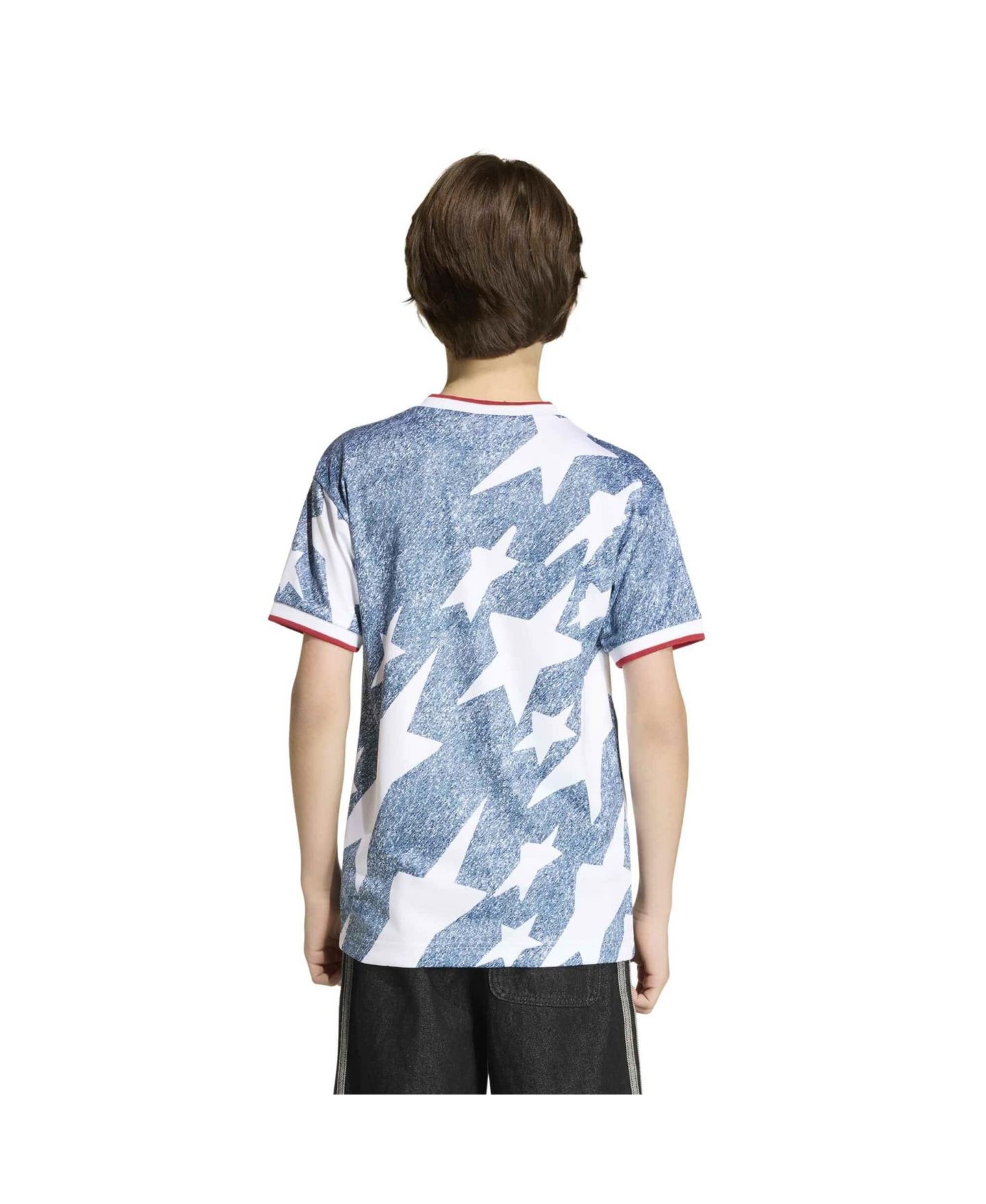 Детская джерси adidas USA Soccer 1994 Denim Graphic Fashion, Blue — фото 4