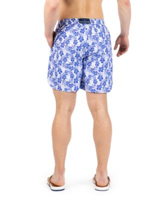 Men's Hibiscus Printed Swim Shorts