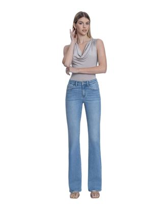 Women's High Rise Full Length Bootcut Jeans