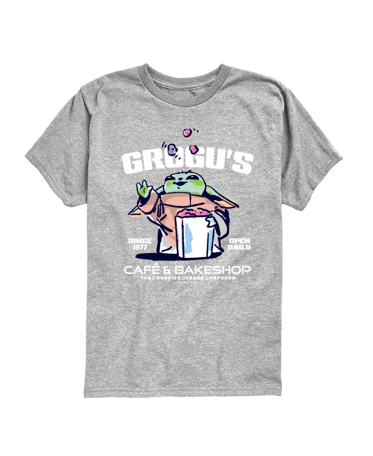 Star Wars Boys' 8-20 Short-Sleeve Graphic T-Shirt - Athletic Heather