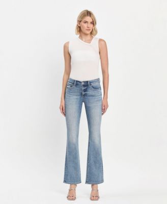 Women's Mid Rise Full Length Bootcut Jeans