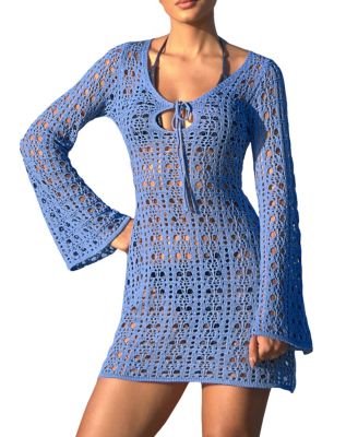 Women's 15 Minutes of Fame Cover-Up Mini Beach Dress
