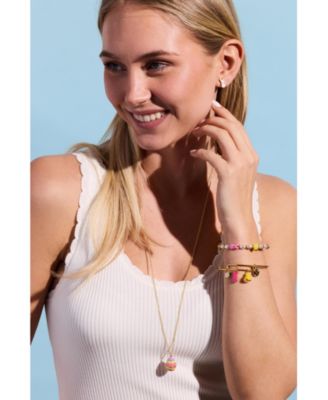 Peeps Chick and Bunny Beaded Bangle Bracelet