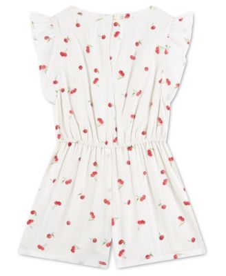 Toddler Girls' 2T-5T Crewneck Romper