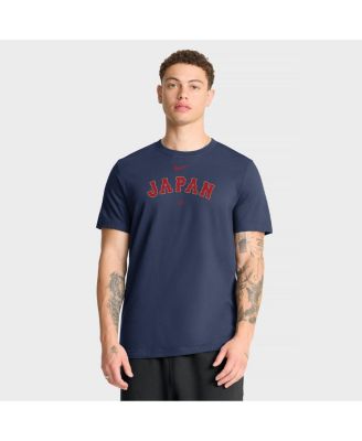 Men's Navy Japan Baseball 2026 World Baseball Classic Wordmark T-Shirt