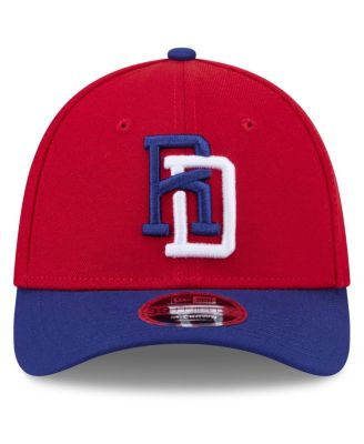 Men's Red/Blue Dominican Republic Baseball 2026 World Baseball Classic M-Crown 39THIRTY Flex Hat